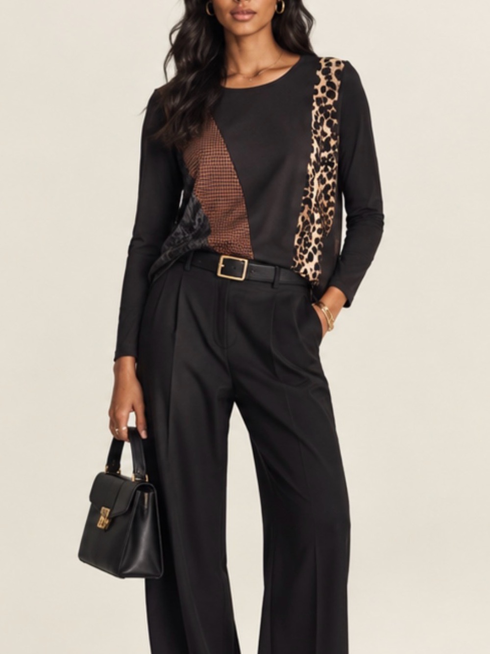 Alembika Animal Print Tunic Plus Size 18 Cheetah Lagenlook Art To Wear 6